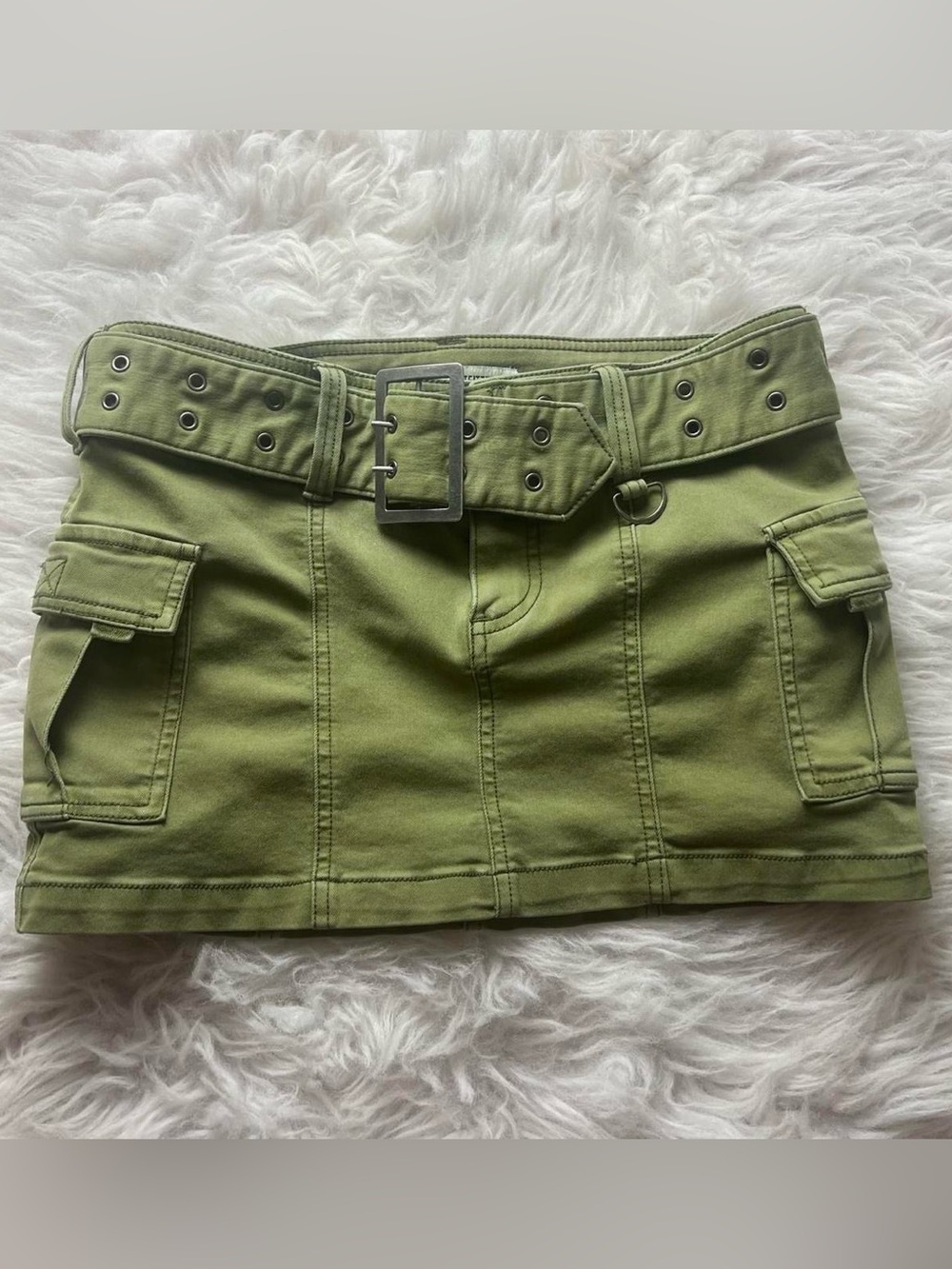 UO cargo mini skirt